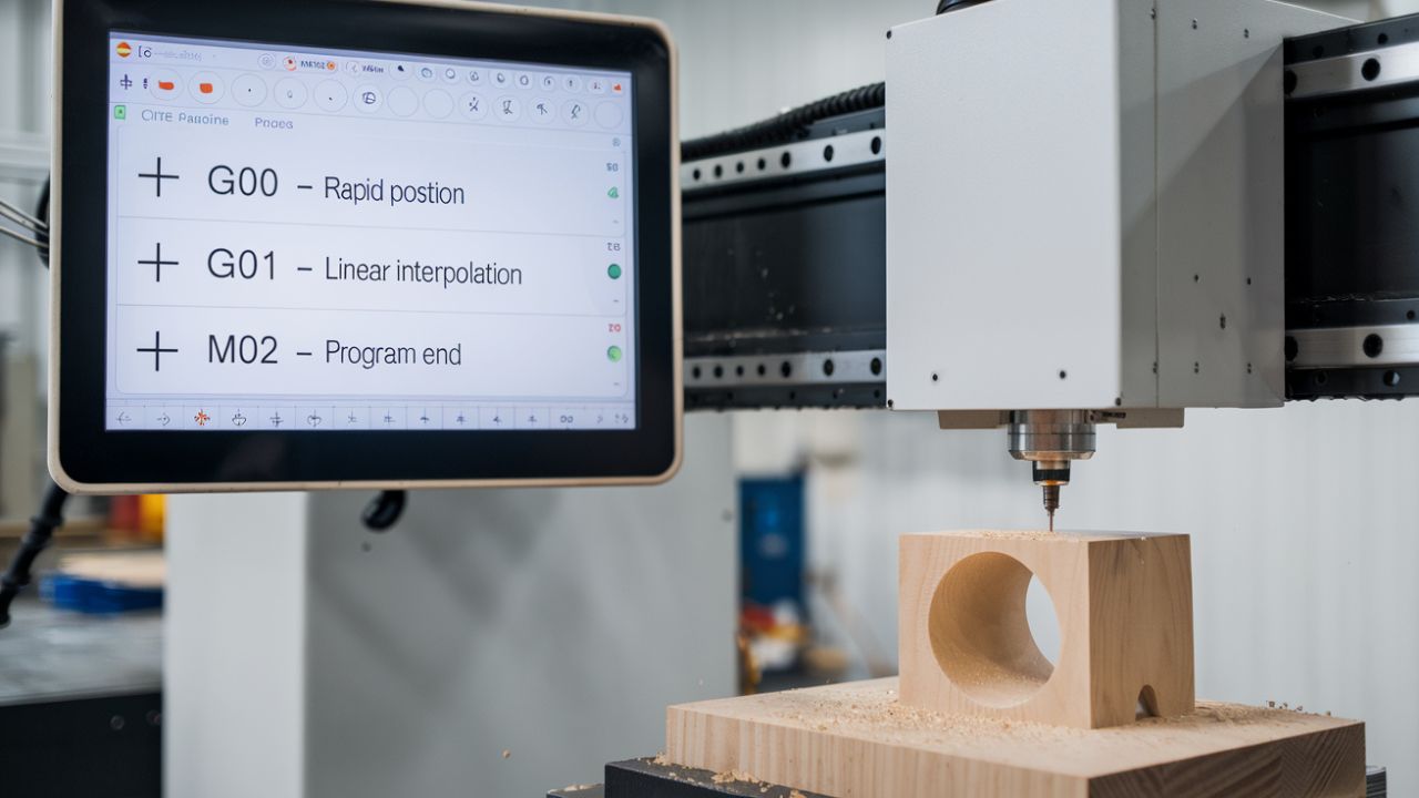 CNC 프로그래밍의 G00 및 기타 G 코드와 M 코드